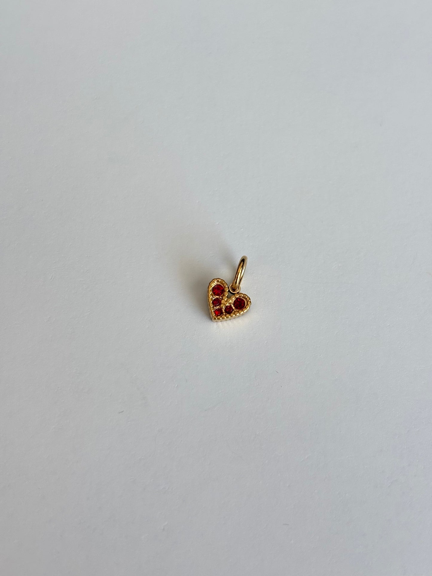 Charm Cuoricino Zirconi