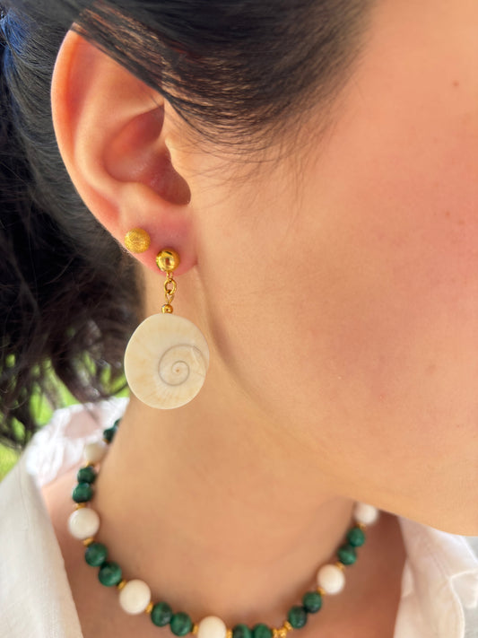 Orecchini Benirrás conchiglia